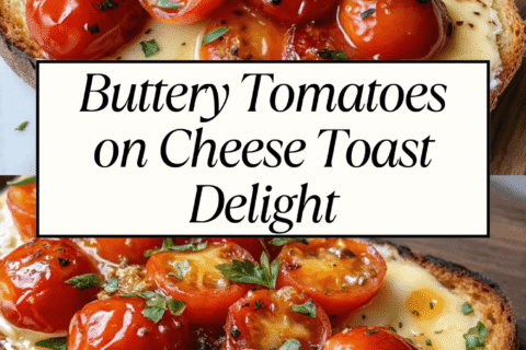 Buttery Tomatoes on Cheese Toast Delight – Fresh, Melty & Irresistible!