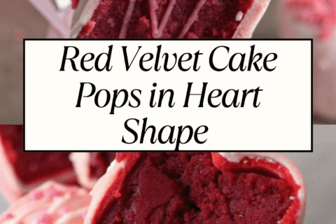 Red Velvet Cake Pops in Heart Shape | Romantic, Sweet & Perfect for Gifting