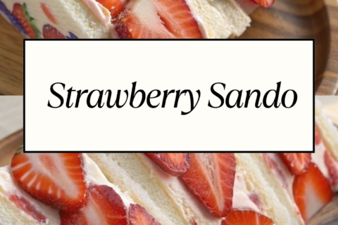 Strawberry Sando (Japanese Fruit Sandwich) – Soft, Creamy & Fresh