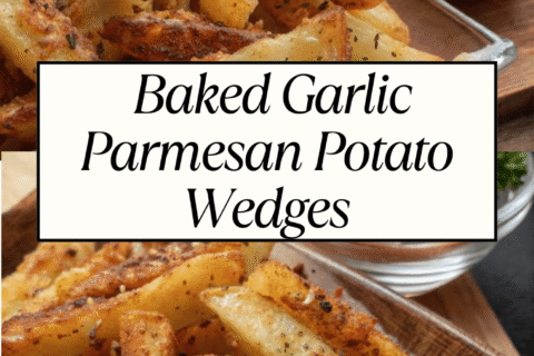 Baked Garlic Parmesan Potato Wedges – Crispy, Cheesy & Irresistibly Delicious