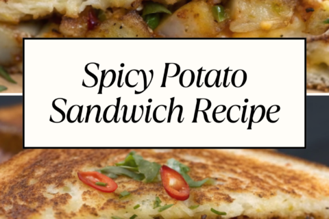 Spicy Potato Sandwich Recipe – Crispy, Cheesy & Full of Flavor
