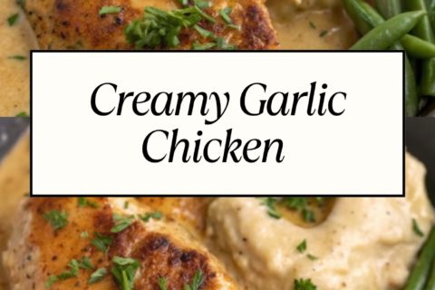 Creamy Garlic Chicken – Rich & Flavorful Skillet Dinner