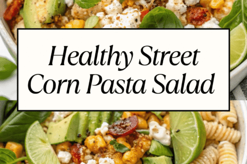 Healthy Street Corn Pasta Salad – Creamy, Tangy & Fresh Summer Vibes