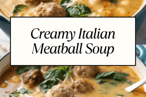 Savor the Comfort: Creamy Italian Meatball Soup | Hearty, Cozy & Full of Flavor