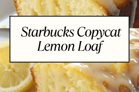 Starbucks Copycat Lemon Loaf | Moist, Zesty & Bakery-Perfect at Home