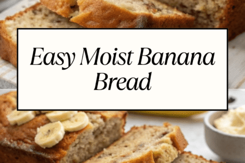 Easy Moist Banana Bread – Soft, Sweet, and Perfect Every Time | Foolproof Classic Recipe