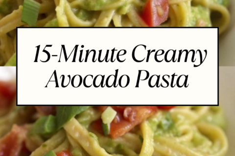 15-Minute Creamy Avocado Pasta – Fresh, Fast & Flavorful