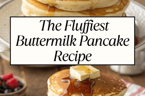 Pancake Breakfast Ideas: The Fluffiest Buttermilk Pancake Recipe – Soft, Tender & Irresistible