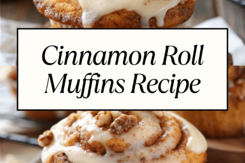 Cinnamon Roll Muffins Recipe – Sweet, Soft & Delicious Bakery-Style Treats