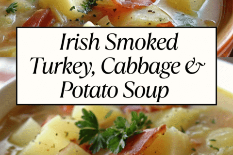 Irish Smoked Turkey, Cabbage & Potato Soup | Hearty & Comforting Without Pork