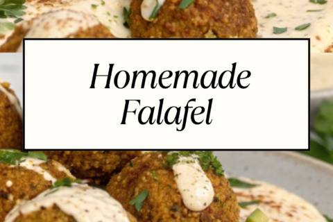 Homemade Falafel (Deep Fried & Air-Fried) | Crispy, Herb-Packed & Delicious