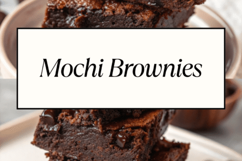 Mochi Brownies – Fudgy, Chewy & Irresistibly Gooey Chocolate Fusion Dessert