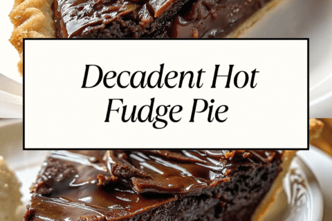 Decadent Hot Fudge Pie | Rich, Gooey, and Perfectly Chocolatey