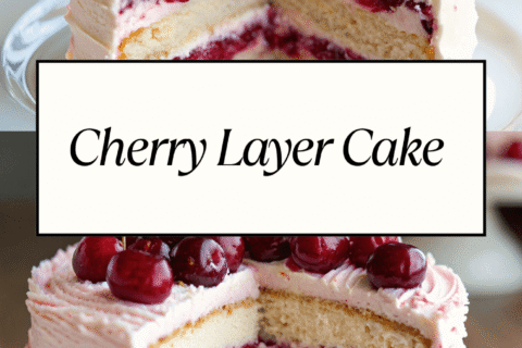 Cherry Layer Cake with Cherry Cream Cheese Frosting | Sweet, Fruity & Beautifully Pink