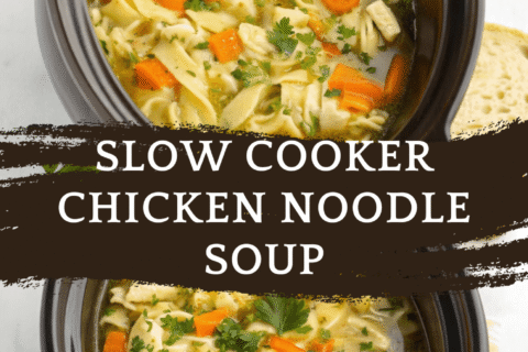 Slow Cooker Chicken Noodle Soup – Classic Comfort Made Effortless