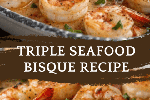 Triple Seafood Bisque Recipe – So Creamy, Rich & Packed with Flavor!