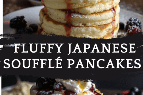 Fluffy Japanese Soufflé Pancakes – Tall, Jiggly & Sweetly Cloud-Like