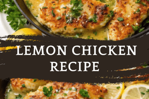 Lemon Chicken Recipe with Lemon Butter Sauce | Juicy & Flavorful Dinner Idea!