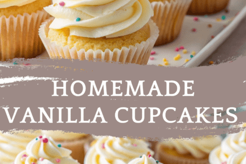 Easy Homemade Vanilla Cupcakes Recipe