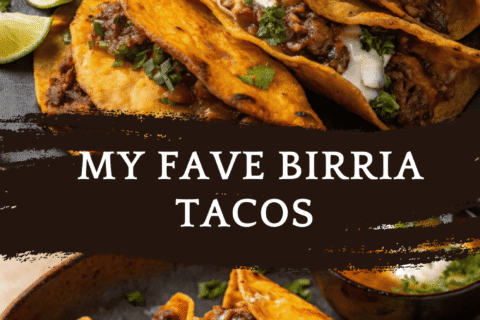 My Fave Birria Tacos – Rich, Spicy, Cheesy & Dipped to Perfection