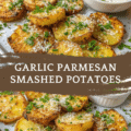 These Garlic Parmesan Smashed Potatoes Will Steal the Show!