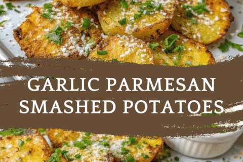 These Garlic Parmesan Smashed Potatoes Will Steal the Show!