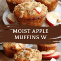 Moist Apple Muffins with Crumb Topping – A Cozy Homemade Treat