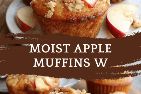 Moist Apple Muffins with Crumb Topping – A Cozy Homemade Treat
