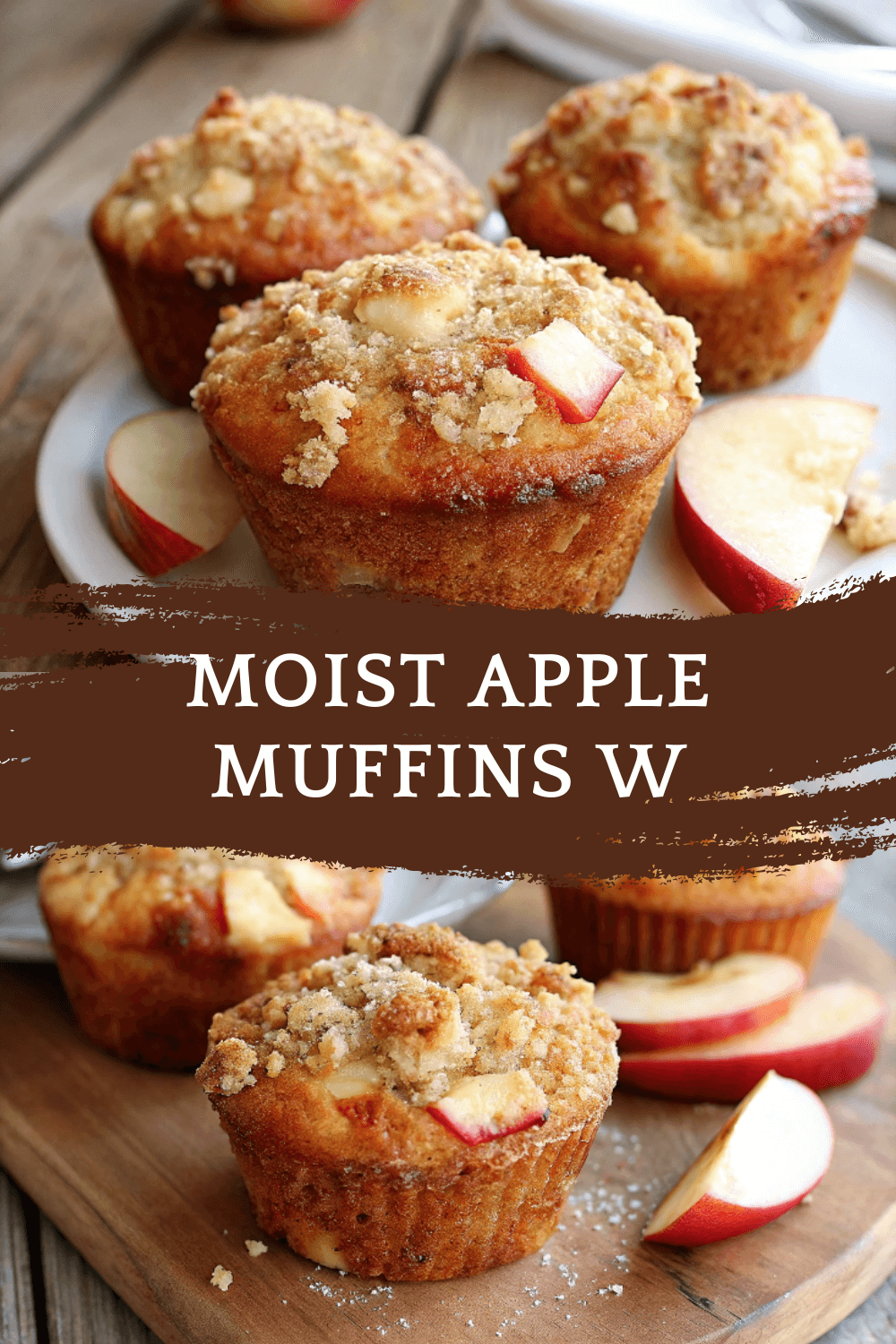 Moist Apple Muffins with Crumb Topping – A Cozy Homemade Treat
