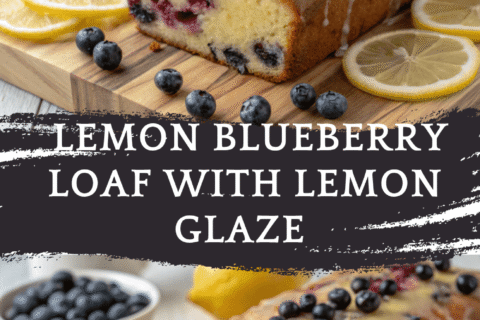 Lemon Blueberry Loaf with Lemon Glaze – Bright, Buttery & Bursting with Flavor