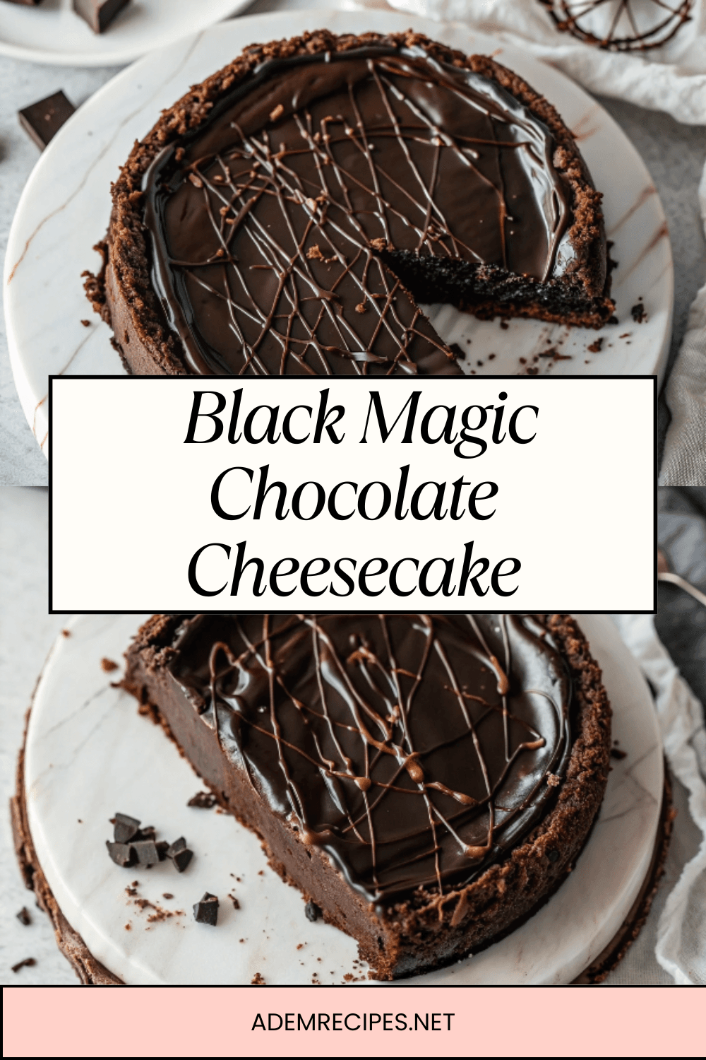 Black Magic Chocolate Cheesecake – Dark, Decadent & Irresistible