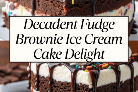Decadent Fudge Brownie Ice Cream Cake Delight | The Ultimate No-Bake Dessert for Every Occasion