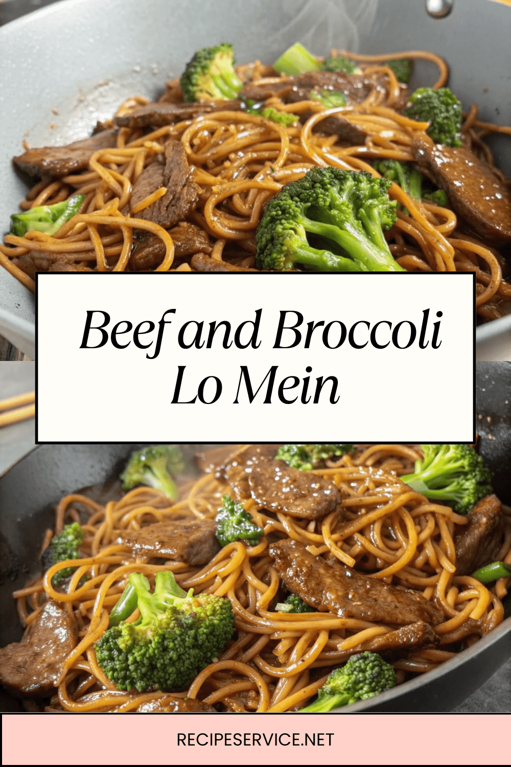 Beef and Broccoli Lo Mein – A Takeout Favorite Made at Home!