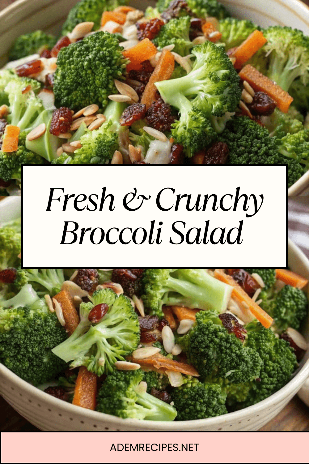Fresh & Crunchy Broccoli Salad – A Classic Side Dish