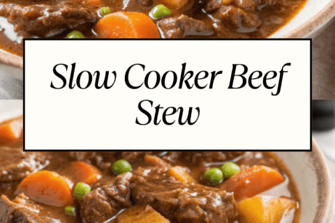 Slow Cooker Beef Stew – Tender, Flavorful & Comforting