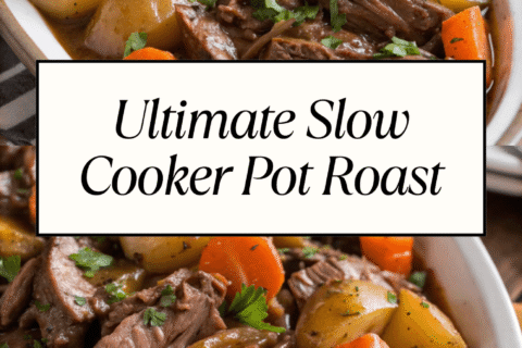 Ultimate Slow Cooker Pot Roast – Juicy, Flavorful & Fall-Apart Tender