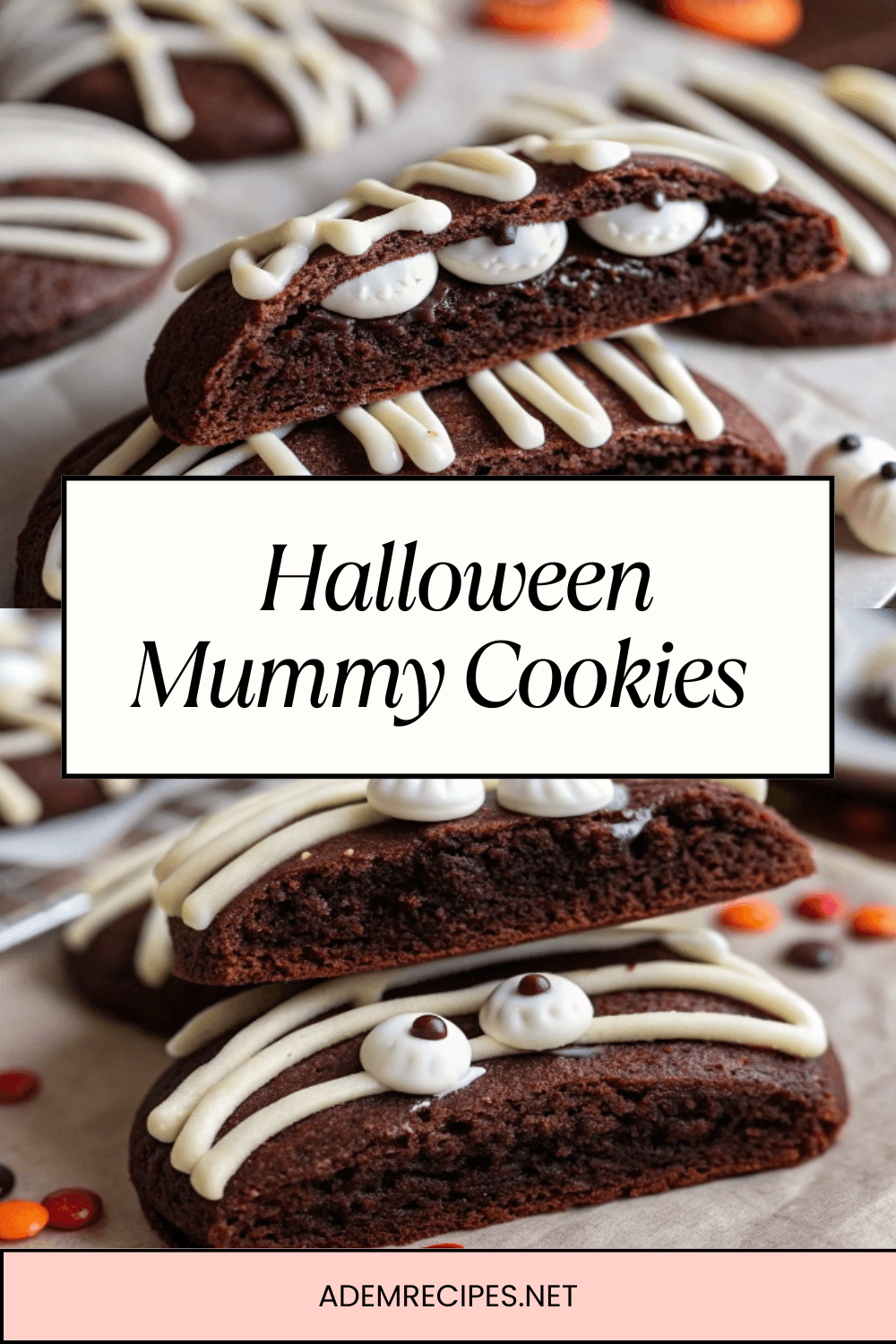 Halloween Mummy Cookies | Easy Halloween Desserts