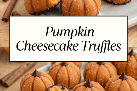 Pumpkin Cheesecake Truffles – No-Bake Fall Dessert Bliss