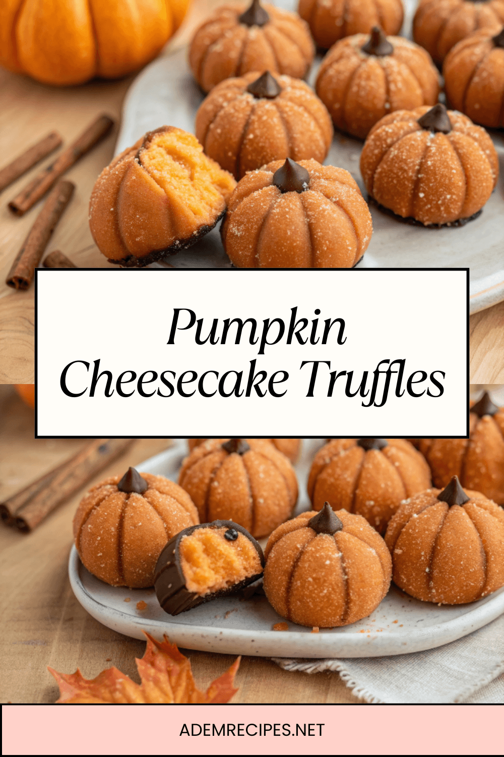 Pumpkin Cheesecake Truffles – No-Bake Fall Dessert Bliss
