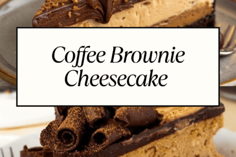 Coffee Brownie Cheesecake | Decadent, Creamy & Irresistible
