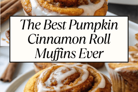 The Best Pumpkin Cinnamon Roll Muffins Ever | Cozy Fall Baking