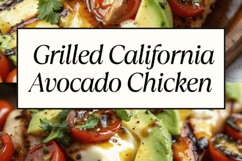 Grilled California Avocado Chicken – Fresh, Juicy & Flavor-Packed Easy Chicken Recipe