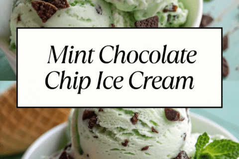 Mint Chocolate Chip Ice Cream: A Refreshing Delight Awaits! | Creamy, Cool & Homemade