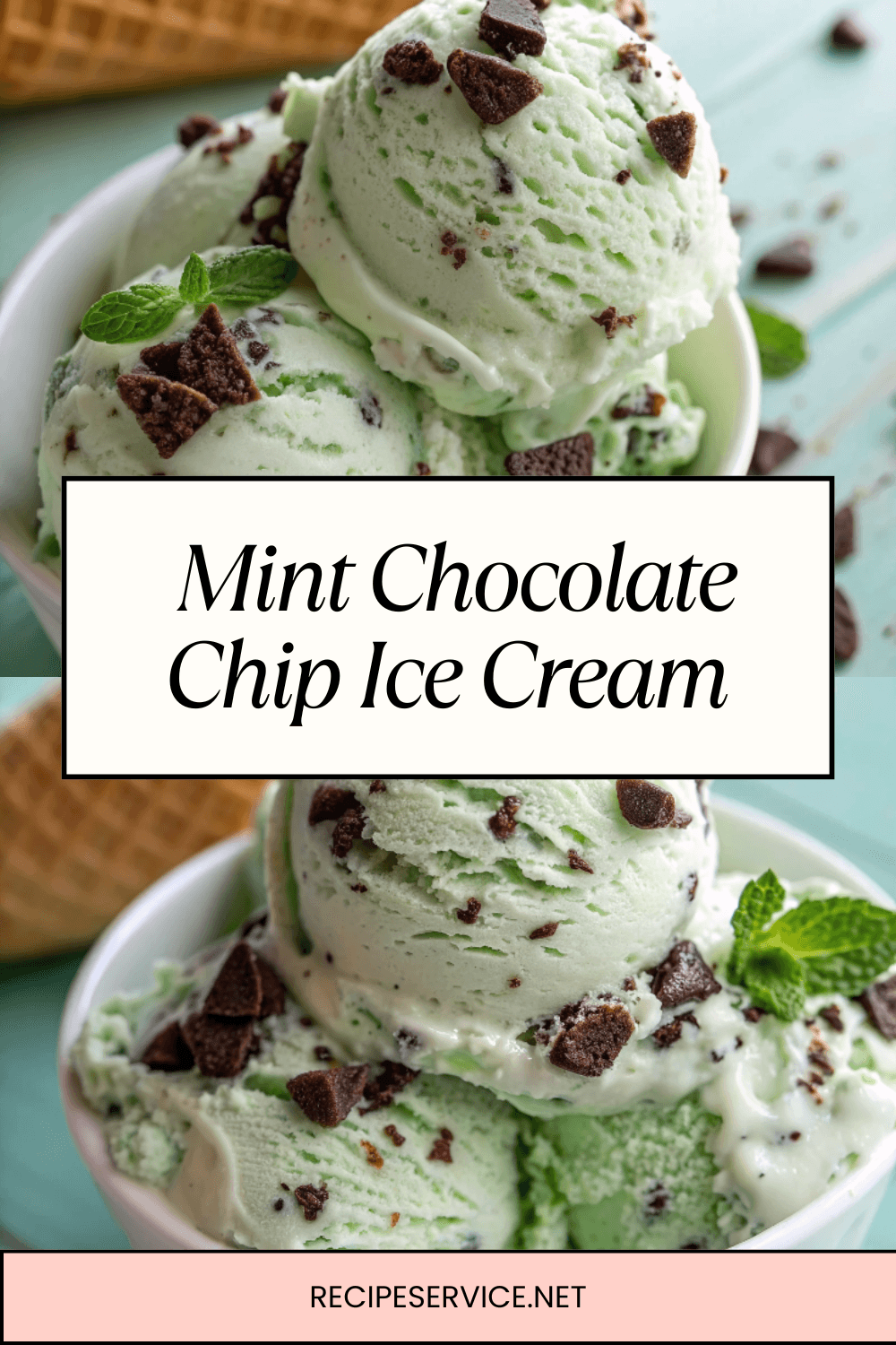 Mint Chocolate Chip Ice Cream: A Refreshing Delight Awaits! | Creamy, Cool & Homemade