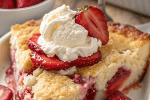 Strawberry Cheesecake Dump Cake Recipe: A No-Fuss Delight Bursting with Berry Bliss