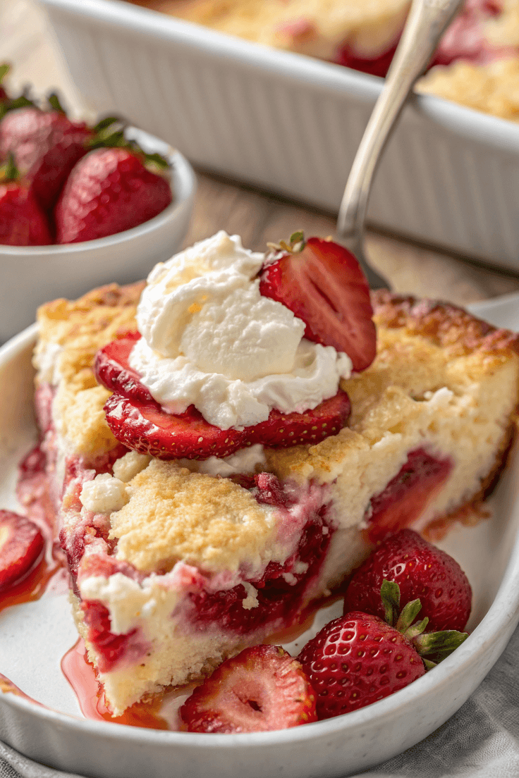 Strawberry Cheesecake Dump Cake Recipe: A No-Fuss Delight Bursting with Berry Bliss